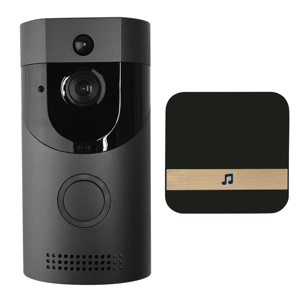 Wireless WiFi Security Waterproof DoorBell Smart Video Door Phone Visual Recording with Plug-in Chime Remote Home Monitoring
Wireless WiFi Security Waterproof DoorBell Smart Video Door Phone Visual Recording with Plug-in Chime Remote Home Monitoring