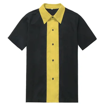AOWOFS Rockabilly Men Shirts 2018 Summer Short Sleeve Button Down Vintage Western Shirts Men Cotton Patchwork Big Size Clothing
AOWOFS Rockabilly Men Shirts 2018 Summer Short Sleeve Button Down Vintage Western Shirts Men Cotton Patchwork Big Size Clothing