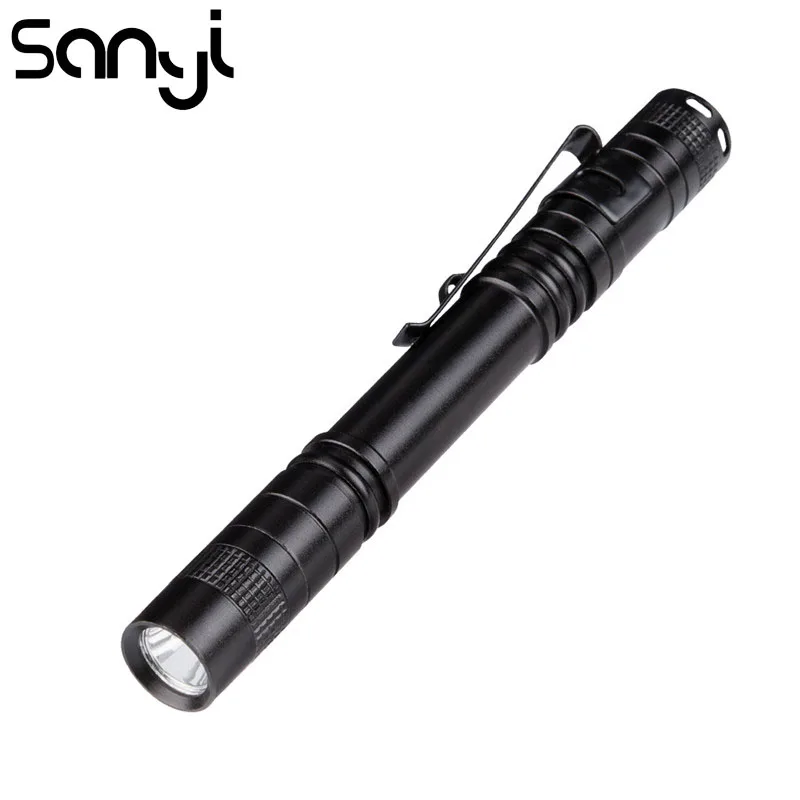 SANYI Mini LED Flashlight Torch Power by 2*AAA Battery Medical Surgical Nurse Physician Pocket Penlight Camping Light
SANYI Mini LED Flashlight Torch Power by 2*AAA Battery Medical Surgical Nurse Physician Pocket Penlight Camping Light