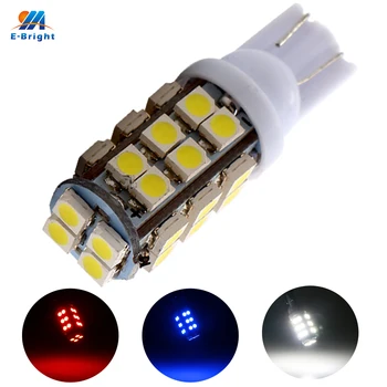 YM E-Bright 500X T10 Car Bulbs 168 194 W5W 3528 1210 28 SMD 28 Led Wedge Light Signal Bulbs 12V DC Auto Lights White Blue Red
YM E-Bright 500X T10 Car Bulbs 168 194 W5W 3528 1210 28 SMD 28 Led Wedge Light Signal Bulbs 12V DC Auto Lights White Blue Red