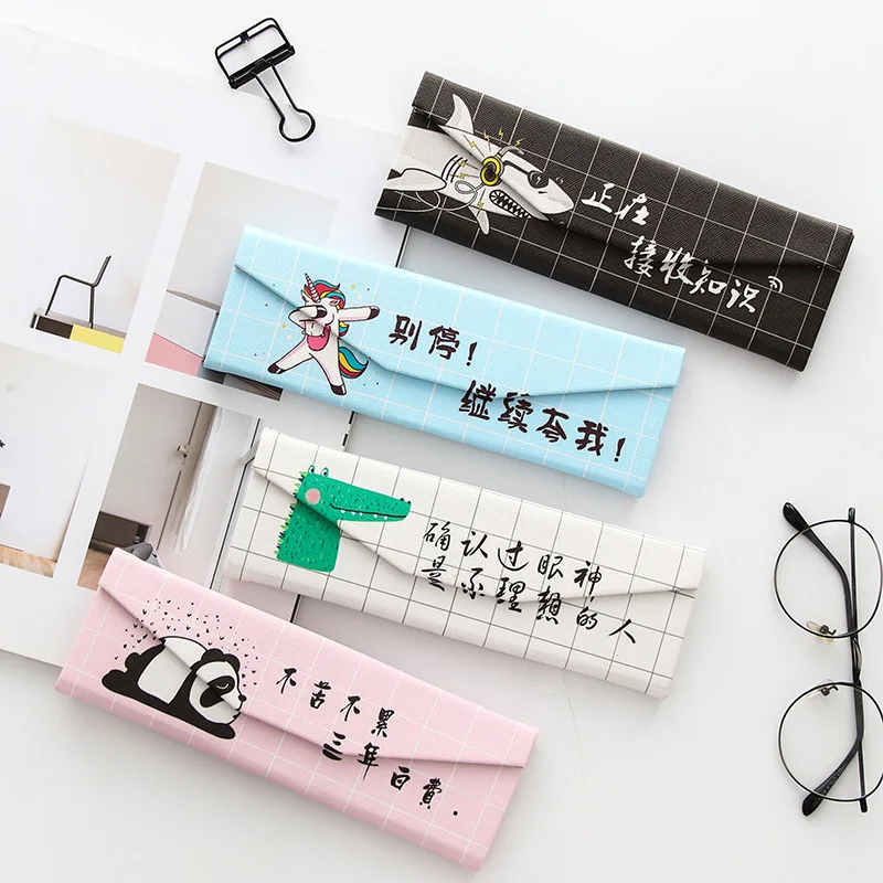 1PCS Large Fashion Creative Panda Unicorns PU Folding Glasses Box Portable Storage Box Tool Utility Box School Office Supplies
1PCS Large Fashion Creative Panda Unicorns PU Folding Glasses Box Portable Storage Box Tool Utility Box School Office Supplies