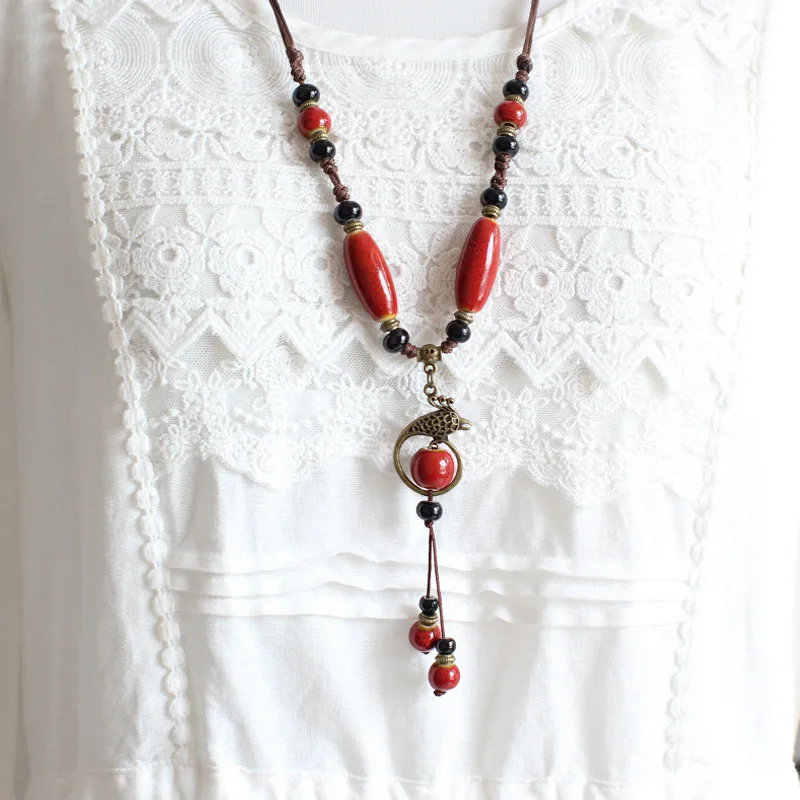 St.kunkka Ceramic Beads Statement Necklaces For Woman Long Wood Sweater Chain Necklaces Pendants Simple Chokers Collar Bohemia
St.kunkka Ceramic Beads Statement Necklaces For Woman Long Wood Sweater Chain Necklaces Pendants Simple Chokers Collar Bohemia