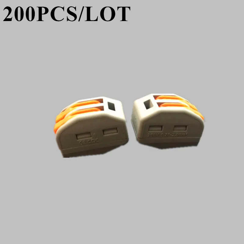 Hole 2 PCT-212 200PCS/LOT wire connector soft hard wires Universal terminal line pressing cap fast connection PCT 212
Hole 2 PCT-212 200PCS/LOT wire connector soft hard wires Universal terminal line pressing cap fast connection PCT 212