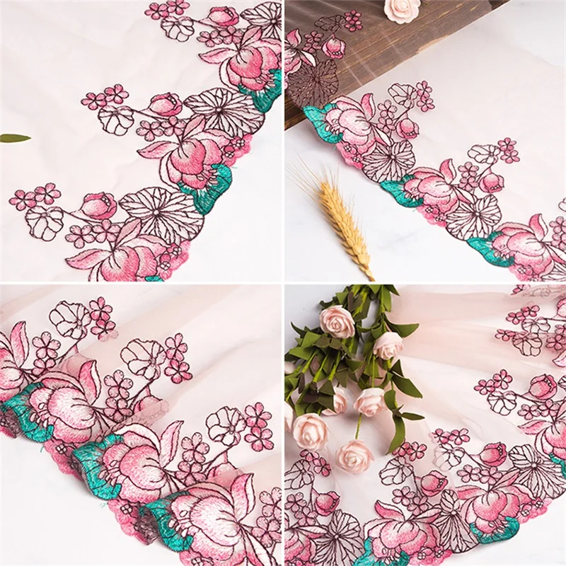 1yard 22cm Width Floral Lace Trim Fabric Ribbon Lace Edge Embroidered Applique Sewing DIY Homemade Wedding Dress Clothes
1yard 22cm Width Floral Lace Trim Fabric Ribbon Lace Edge Embroidered Applique Sewing DIY Homemade Wedding Dress Clothes