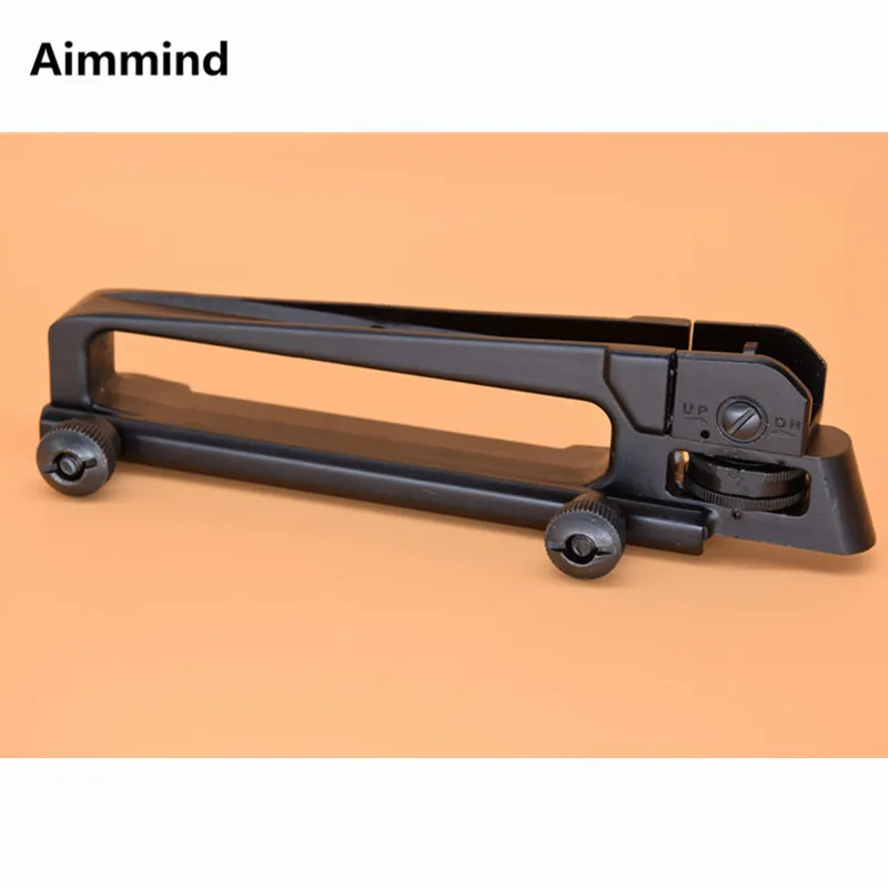 M4 M16 AR15 Detachable Carry Handle and rear sight W/ See through Picatinny Rail Mount Combo
M4 M16 AR15 Detachable Carry Handle and rear sight W/ See through Picatinny Rail Mount Combo