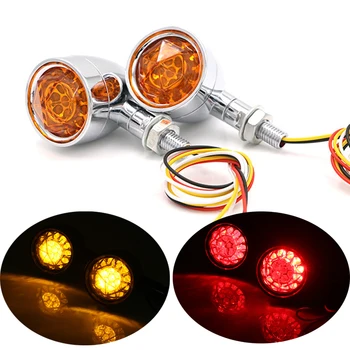 Motorbikes Diamond Lens LED Brake Turn Signal Indicator Light For Harley Honda Yamaha Suzuki Kawasaki Cruiser Chopper Cafe Racer
Motorbikes Diamond Lens LED Brake Turn Signal Indicator Light For Harley Honda Yamaha Suzuki Kawasaki Cruiser Chopper Cafe Racer