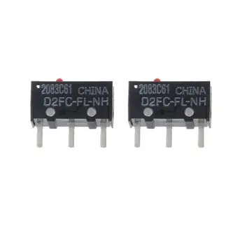 2Pcs Original OMRON D2FC-FL-NH Red Dot Classic Mouse Micro Switch 10 Million Times lifetime Universal with 7N 10m 20M OF
2Pcs Original OMRON D2FC-FL-NH Red Dot Classic Mouse Micro Switch 10 Million Times lifetime Universal with 7N 10m 20M OF