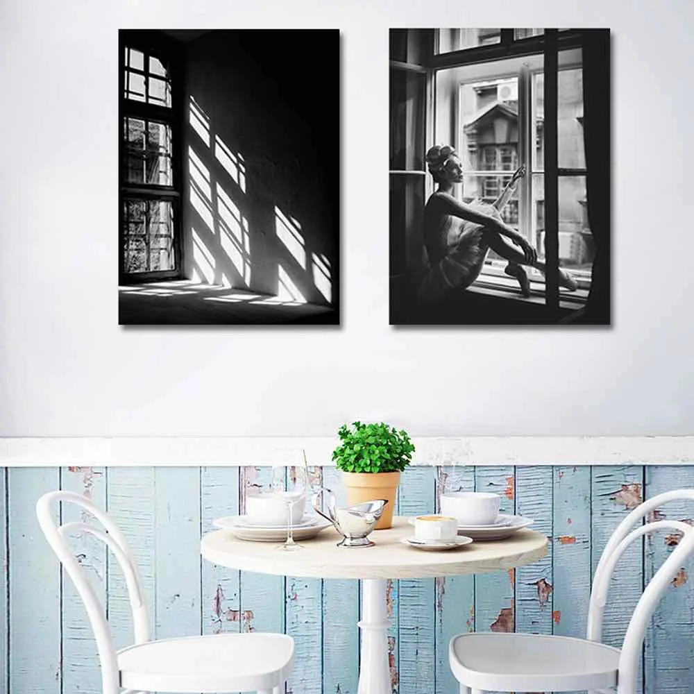 HAOCHU Black And White Photograph For Living Room Home Decor Painting Print Poster Simple Nordic Wall Picture Canvas Painting
HAOCHU Black And White Photograph For Living Room Home Decor Painting Print Poster Simple Nordic Wall Picture Canvas Painting