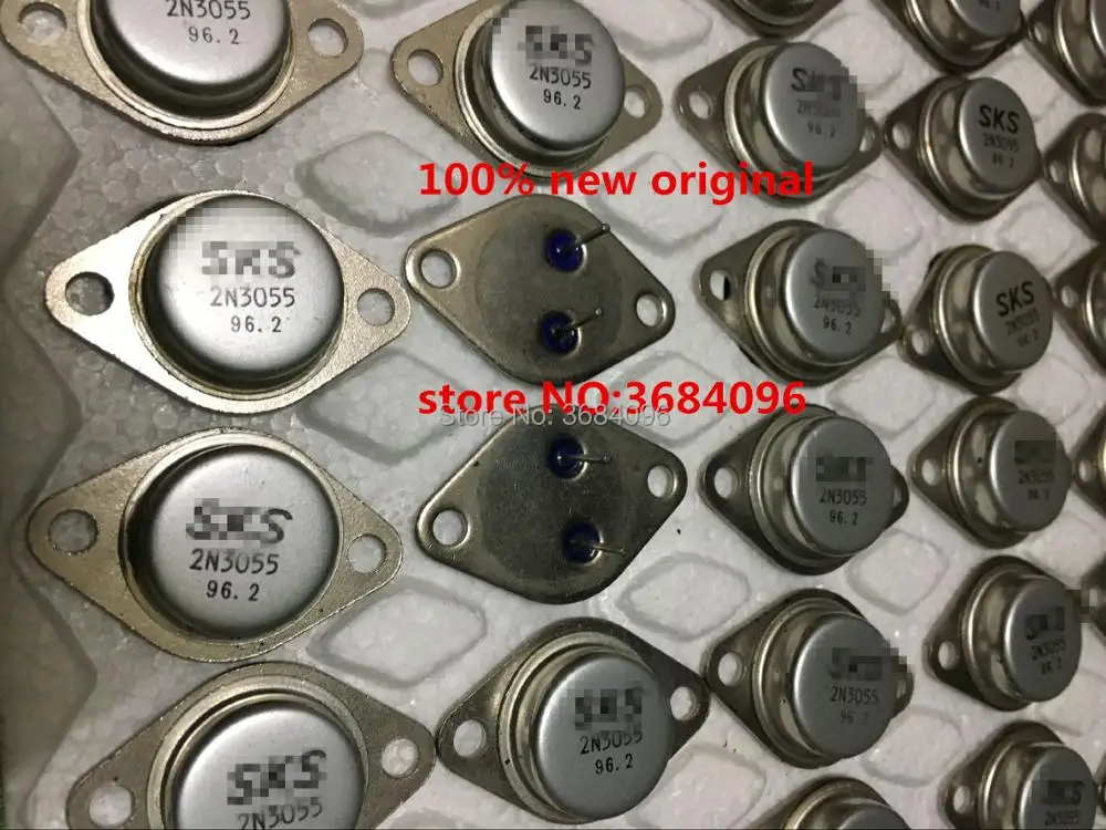 2N3055 SKS2N3055 15A 60V NPN 10PCS-50PCS/LOT TO-3 NEW FREE SHIPPING Very good quality
2N3055 SKS2N3055 15A 60V NPN 10PCS-50PCS/LOT TO-3 NEW FREE SHIPPING Very good quality