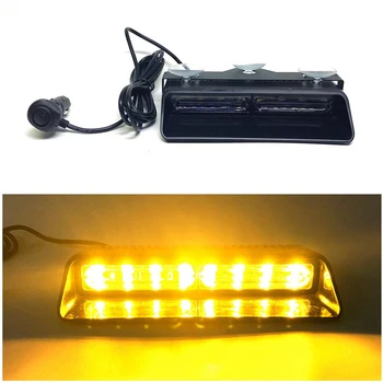 8 LEDs Lightning Car Windshield Signal Strobe Flash Light Police LED Emergency Warning lamp Fog Lights Red Yellow Blue
8 LEDs Lightning Car Windshield Signal Strobe Flash Light Police LED Emergency Warning lamp Fog Lights Red Yellow Blue