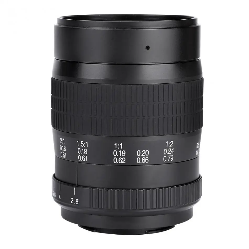 60mm 2X Macro Lens Black VBESTLIFE F2.8-22 Aperture Manual Focus Full Frame Camera Prime Macro Lens for DSLR Camera for Canon-E F Mount