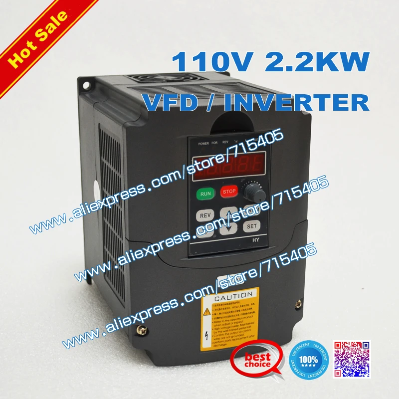 110V 2.2KW VFD Variable Frequency Driver 2.2KW VFD 1HP 110V Input 3HP 110VAC output
110V 2.2KW VFD Variable Frequency Driver 2.2KW VFD 1HP 110V Input 3HP 110VAC output