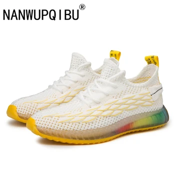 Colorful Bottom Coconut Shoes Fly Woven Men's Sports Shoes Fashion Casual Running Shoes Fish Scales New Breathable Sneakers
Colorful Bottom Coconut Shoes Fly Woven Men's Sports Shoes Fashion Casual Running Shoes Fish Scales New Breathable Sneakers
