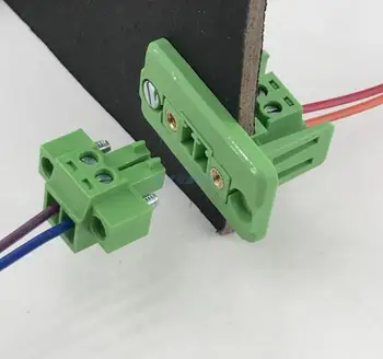 5sets Pitch 3.81mm-2/3/4/5/6/7/8/9 / 10P green through the wall pluggable male and female plug-in copper terminal connector
5sets Pitch 3.81mm-2/3/4/5/6/7/8/9 / 10P green through the wall pluggable male and female plug-in copper terminal connector