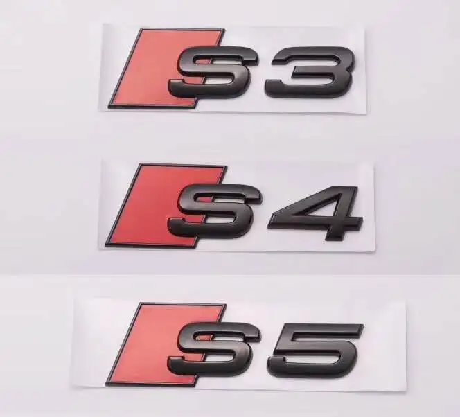 S3 S4 S5 S6 S7 S8 RS3 RS4 RS5 RS6 RS8 emblem letter number fashion metal car installation trunk 3D sticker for Audi A4L A6L A5
S3 S4 S5 S6 S7 S8 RS3 RS4 RS5 RS6 RS8 emblem letter number fashion metal car installation trunk 3D sticker for Audi A4L A6L A5