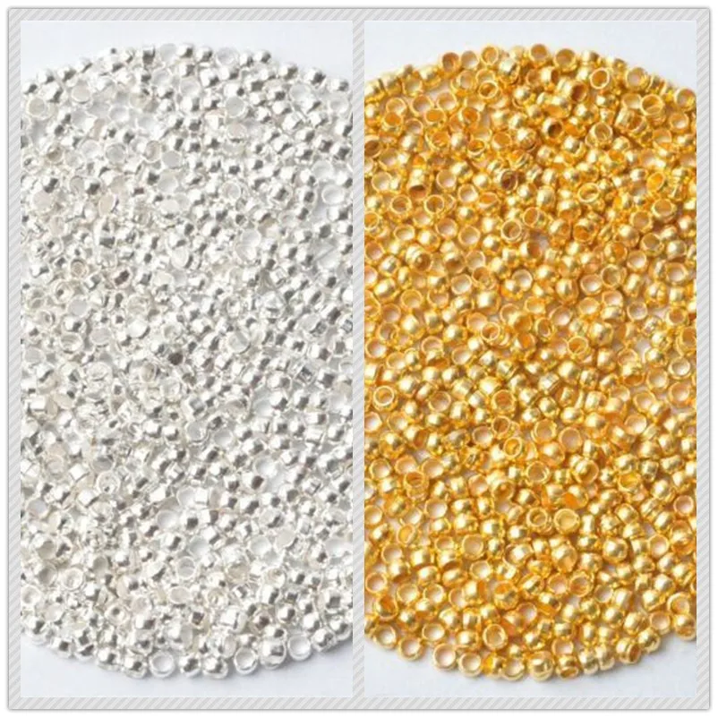 LNRRABC New Sale 1000Pcs/lot Gold Silver Color Round Spacer Loose Charms Setting Beads 2 mm Jewelry Free Shipping Hole 1.5 mm
LNRRABC New Sale 1000Pcs/lot Gold Silver Color Round Spacer Loose Charms Setting Beads 2 mm Jewelry Free Shipping Hole 1.5 mm
