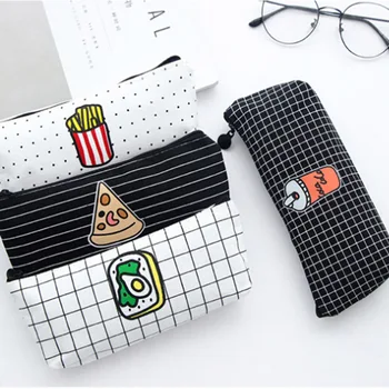 Lovely Food Pizza Fries Canvas Pencil Case Kawaii Stationery Storage Organizer For Students Stationery School Writing Supplies
Lovely Food Pizza Fries Canvas Pencil Case Kawaii Stationery Storage Organizer For Students Stationery School Writing Supplies