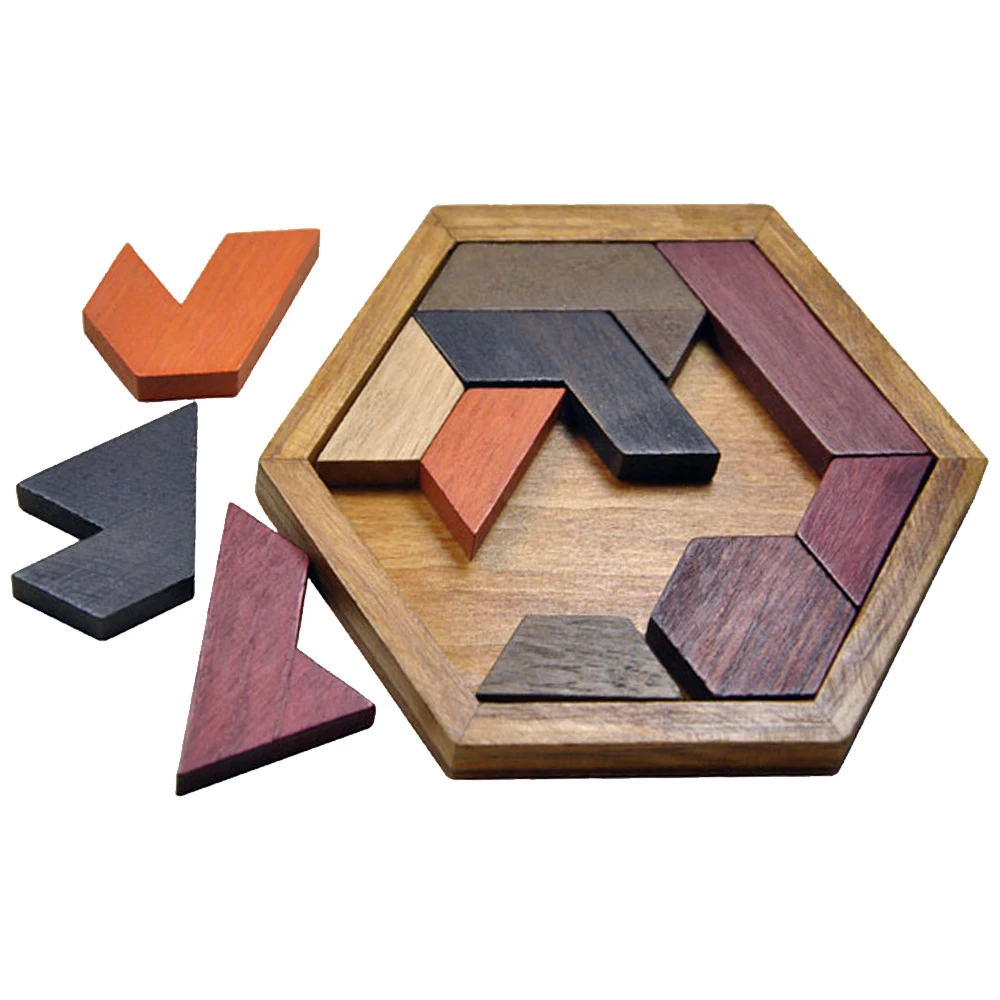 Hexangular Jigsaw Puzzle Wooden Tetris Game for Kids Mini Rubber Wood DIY 3D Bricks Brain Toys
Hexangular Jigsaw Puzzle Wooden Tetris Game for Kids Mini Rubber Wood DIY 3D Bricks Brain Toys