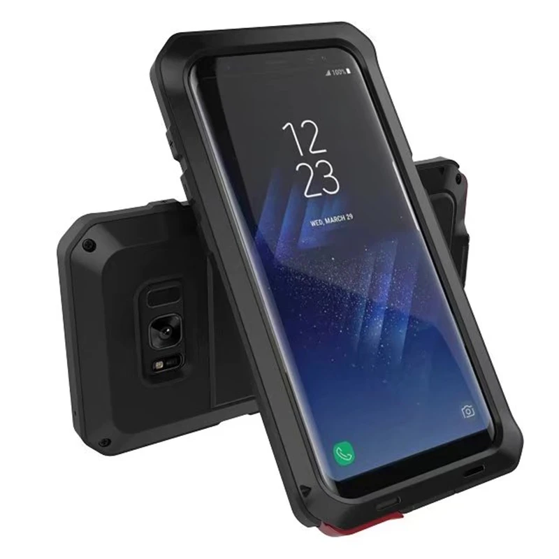 Shockproof Tough Hybrid Metal Anti Shock Heavy Duty Armor Case For Samsung Galaxy S8 Plus S6 S7 edge S5 Protective Phone Cover
Shockproof Tough Hybrid Metal Anti Shock Heavy Duty Armor Case For Samsung Galaxy S8 Plus S6 S7 edge S5 Protective Phone Cover