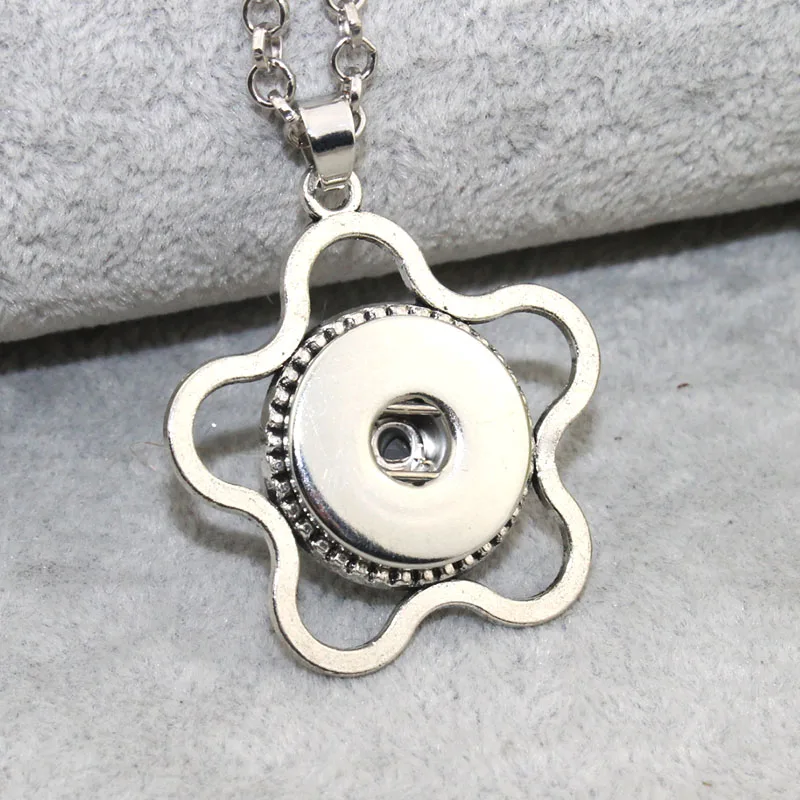 flower Snap Button Jewelry Metal Pendant Necklace with 60CM Link chain Fit 18/20mm Snap Necklace Boom Life Jewelry 6881
flower Snap Button Jewelry Metal Pendant Necklace with 60CM Link chain Fit 18/20mm Snap Necklace Boom Life Jewelry 6881