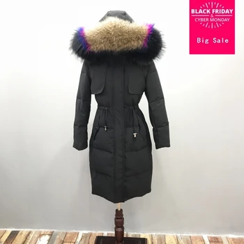 Fashion brand big natural fur collar white duck down jacket female longer with colorful real fur thicker warm down coat wq264
Fashion brand big natural fur collar white duck down jacket female longer with colorful real fur thicker warm down coat wq264