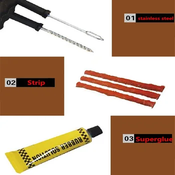 Professional Car Tire Repair Kit 6pcs / set Car Bike Auto Tubeless Tire Tyre Puncture Plug Repair Tool Kit Tool Hand Tool
Professional Car Tire Repair Kit 6pcs / set Car Bike Auto Tubeless Tire Tyre Puncture Plug Repair Tool Kit Tool Hand Tool