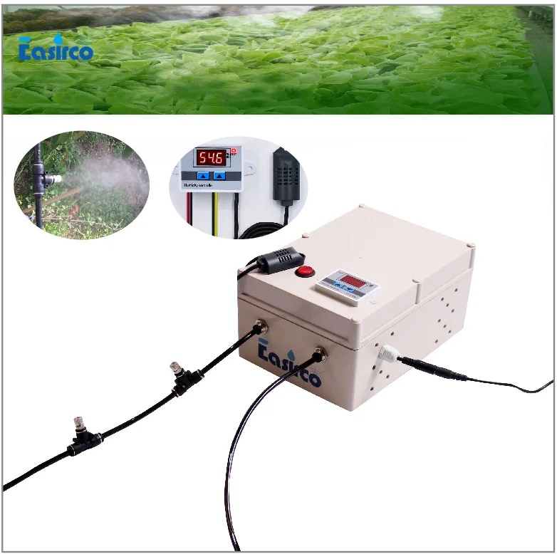 Mist cooling system with humidity controller. Humidifier for Greenhouse & reptile Humidifier.
Mist cooling system with humidity controller. Humidifier for Greenhouse & reptile Humidifier.