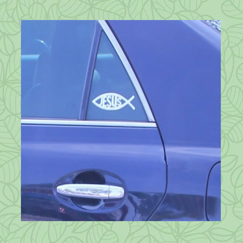 Fashion new Jesus fish window door car emblem notebook decorative sticker free shipping
Fashion new Jesus fish window door car emblem notebook decorative sticker free shipping
