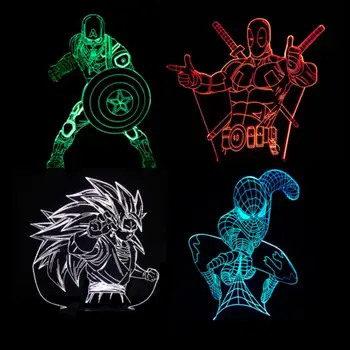 LED Night Light 3D Stereo Vision Lamp Acrylic 7 Colors Changing USB Bedroom Bedside Night light Creative Desk Lamp Dropshipping
LED Night Light 3D Stereo Vision Lamp Acrylic 7 Colors Changing USB Bedroom Bedside Night light Creative Desk Lamp Dropshipping