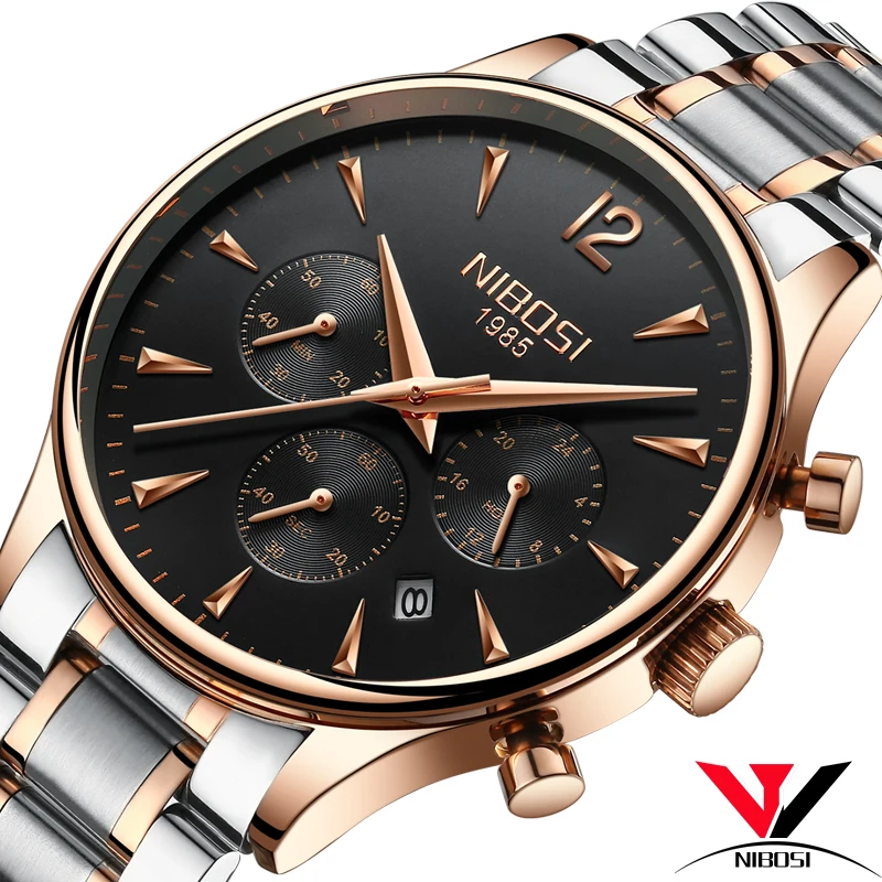 NIBOSI Men's Watches Top Brand Luxury Stainless Steel Male Clock Waterproof Dress Casual Analog Quartz Wristwatch Uhren Herren
NIBOSI Men's Watches Top Brand Luxury Stainless Steel Male Clock Waterproof Dress Casual Analog Quartz Wristwatch Uhren Herren