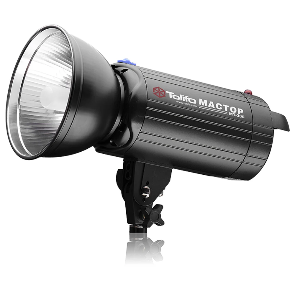 Фотовспышка MT 300 Studio flash толстая трубка 220v мощность 300W студийная лампа|studio strobe|studio