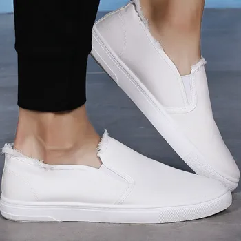 2019 Autumn Men Canvas Shoes Simple Casual Mens Loafers High Quality Anti-Slip Comfortable Vulcanized Shoes Man Flats T1-50
2019 Autumn Men Canvas Shoes Simple Casual Mens Loafers High Quality Anti-Slip Comfortable Vulcanized Shoes Man Flats T1-50