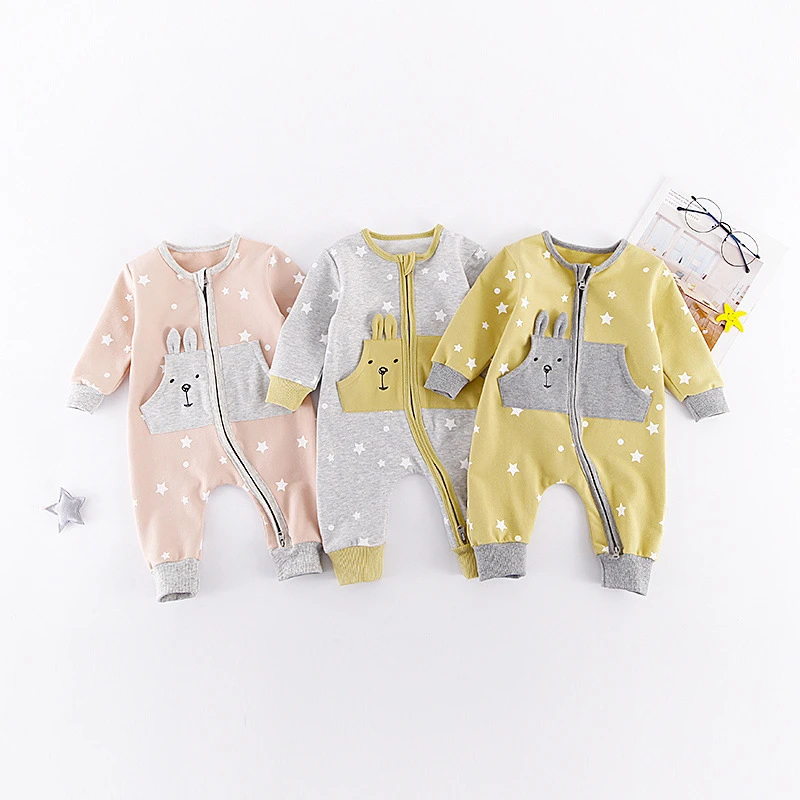 Spring Newborn Infant Baby Boy Girl Long Sleeve Cartoon 3D Rabbit Ear Autumn Kids Romper Jumpsuit Clothes With Pocket
Spring Newborn Infant Baby Boy Girl Long Sleeve Cartoon 3D Rabbit Ear Autumn Kids Romper Jumpsuit Clothes With Pocket