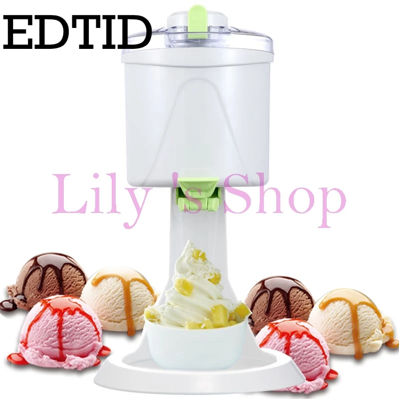 EDTID DIY Ice Cream Maker Electric icecream Sundae Making Machine Automatic Mini Ice Cream Cones Frozen Fruit Dessert Milkshake
EDTID DIY Ice Cream Maker Electric icecream Sundae Making Machine Automatic Mini Ice Cream Cones Frozen Fruit Dessert Milkshake