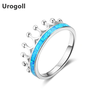 Brand New Trendy 925 Sterling Silver Fine Jewelry Blue Opal Crown Rings For Women Engagement Wedding Jewelry Gifts
Brand New Trendy 925 Sterling Silver Fine Jewelry Blue Opal Crown Rings For Women Engagement Wedding Jewelry Gifts