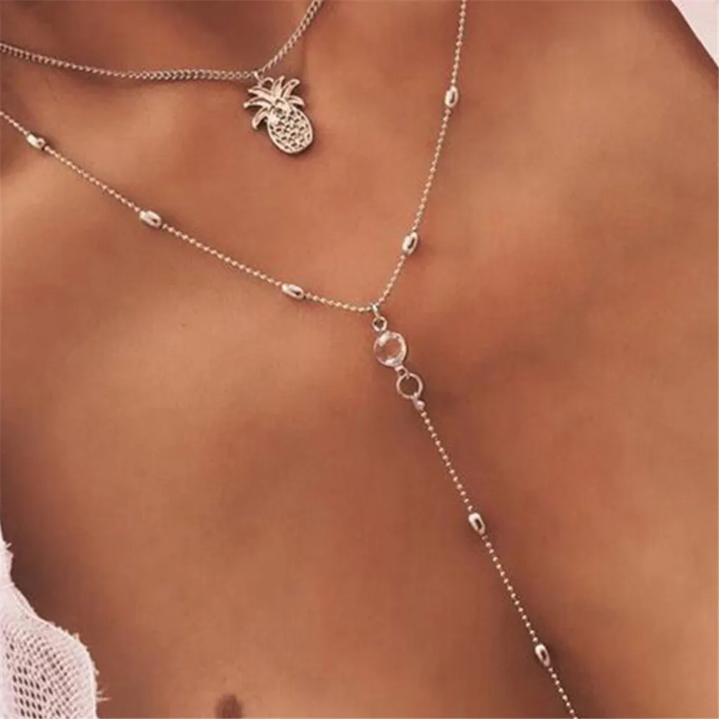 Women Elegant Retro European and American Personality Pineapple Multi-Layer Pendant Stylish Wild Necklace z0508
Women Elegant Retro European and American Personality Pineapple Multi-Layer Pendant Stylish Wild Necklace z0508