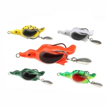 1pcs Fishing Lure Artificial Bait 6g 5cm Sinking Duck Lure Soft Baits Fishing Wobblers Frog Lure Pesca Pike Carp Fishing tackle
1pcs Fishing Lure Artificial Bait 6g 5cm Sinking Duck Lure Soft Baits Fishing Wobblers Frog Lure Pesca Pike Carp Fishing tackle