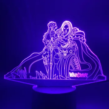 3d Lamp Game World of Warcraft Lich King Arthas Menethil Figure Kids Room Decor Children Gift Nightlight WOW Led Night Light
3d Lamp Game World of Warcraft Lich King Arthas Menethil Figure Kids Room Decor Children Gift Nightlight WOW Led Night Light
