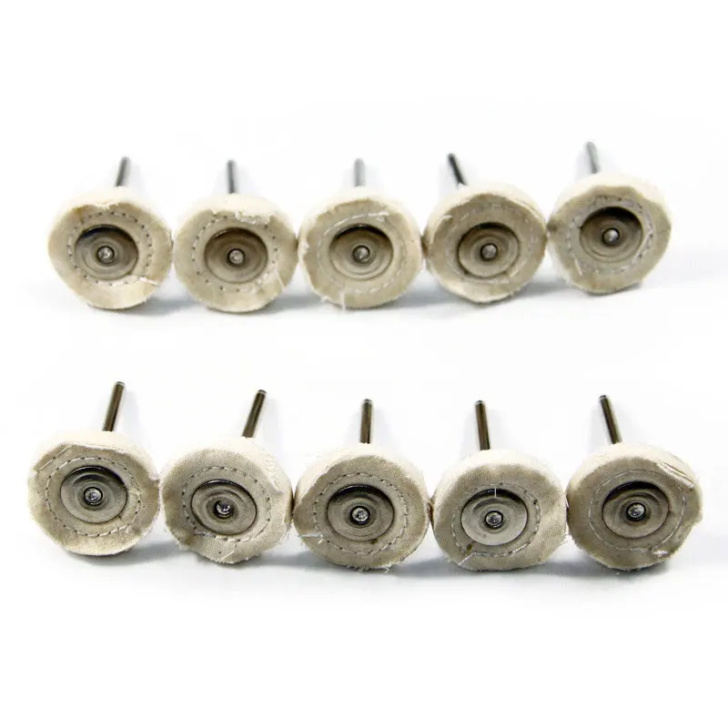 10pcs Cloth Polishing Buffing Wheels 3.2mm Shank Mandrels Mini Drill Bits for Dremel Rotary Tool Accessories Set
10pcs Cloth Polishing Buffing Wheels 3.2mm Shank Mandrels Mini Drill Bits for Dremel Rotary Tool Accessories Set
