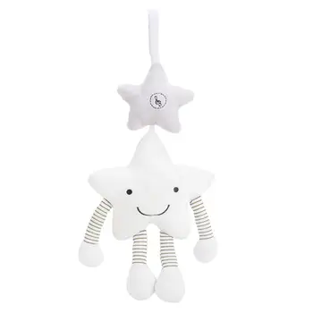Cute Five-pointed Star Music Wind Chime Hanging Singing Stroller Bed Hanging Bed Bell Accompany Toy
Cute Five-pointed Star Music Wind Chime Hanging Singing Stroller Bed Hanging Bed Bell Accompany Toy