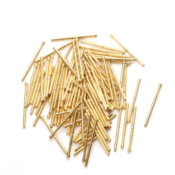 Pointed Spring Test Probe Spring Total Length 33.35mm Gold Plating For Testing Circuit Board Instrument Tool PA125-A2 100Pcs
Pointed Spring Test Probe Spring Total Length 33.35mm Gold Plating For Testing Circuit Board Instrument Tool PA125-A2 100Pcs