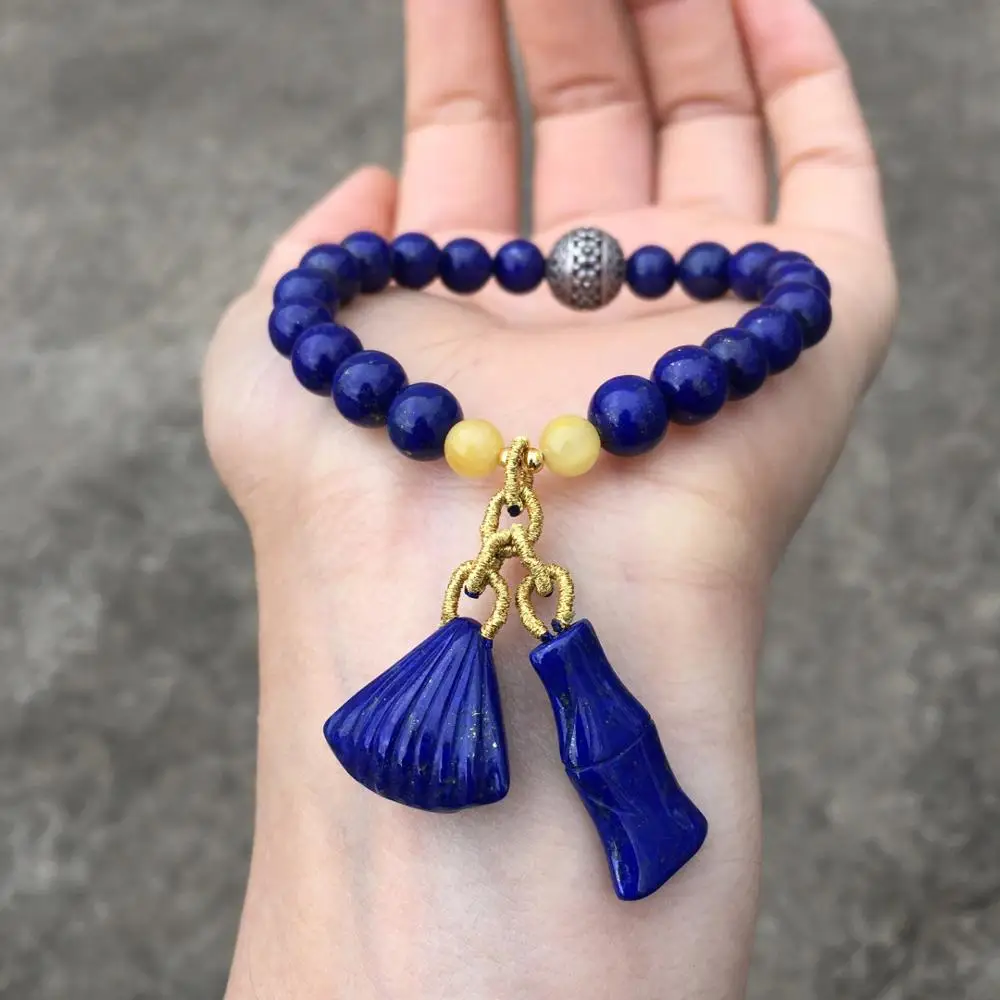 Fine Jewelry Ntural Blue Lapis Gemstone Bracelets for women 21.4grams 8mm Fine Female Hologram Bracelet
Fine Jewelry Ntural Blue Lapis Gemstone Bracelets for women 21.4grams 8mm Fine Female Hologram Bracelet