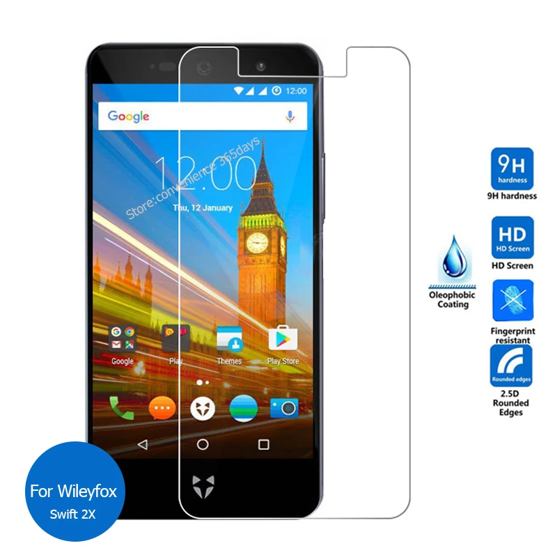 For Wileyfox Swift 2X Tempered Glass Screen Protector 2.5 9h Safety Protective Film on Swift2X 2 X
For Wileyfox Swift 2X Tempered Glass Screen Protector 2.5 9h Safety Protective Film on Swift2X 2 X
