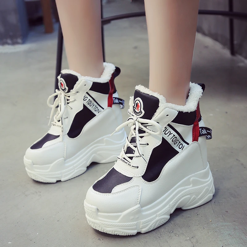 2019 women's hidden heels plush inside warm winter sneakers casual ladies high platform height increasing casual shoes woman
2019 women's hidden heels plush inside warm winter sneakers casual ladies high platform height increasing casual shoes woman