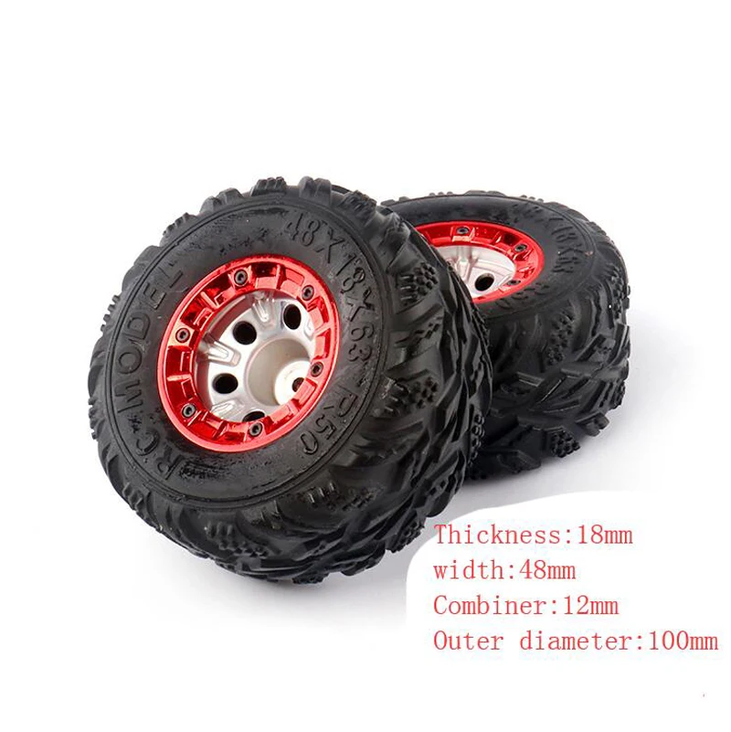 2PCS/Lot Feiyue Tire Wheel Hub 100MM Big Feet Widen Spare Parts for 1/12 Remote Control Cars
2PCS/Lot Feiyue Tire Wheel Hub 100MM Big Feet Widen Spare Parts for 1/12 Remote Control Cars