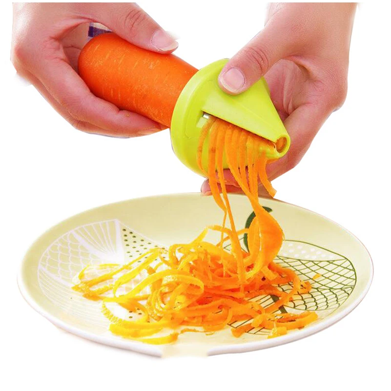 Kitchen Spiral Grater Carrot Cucumber Potato Shredder Long thin Shreds DIY Salad Vegetable spiralizer Fruit&Vegetable Tools
Kitchen Spiral Grater Carrot Cucumber Potato Shredder Long thin Shreds DIY Salad Vegetable spiralizer Fruit&Vegetable Tools