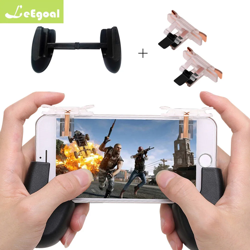 PUBG Game Fire Button Aim Key Smart phone Shooter Gampads PUBG Mobile Gaming Trigger L1 R1 Shooter Controller 
PUBG Game Fire Button Aim Key Smart phone Shooter Gampads PUBG Mobile Gaming Trigger L1 R1 Shooter Controller