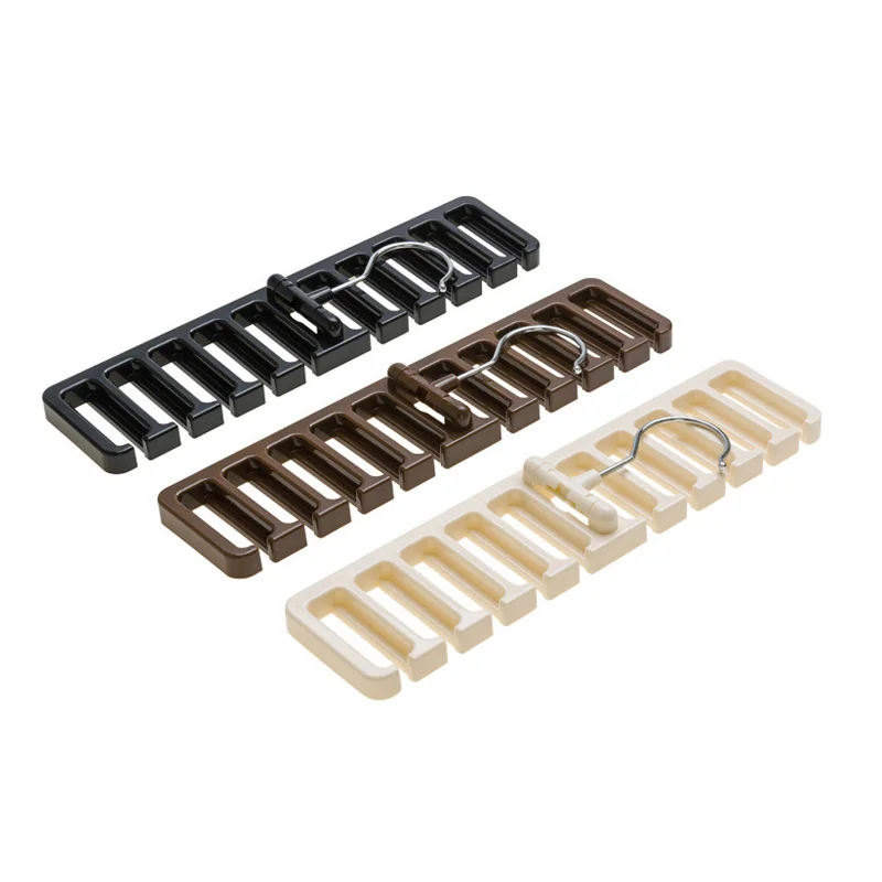 DIY Tie Belt Storage Rack Organizer Space Saver Tops Bra Rotating Hanger Holder Home 3 Color