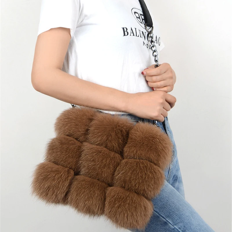 Ms High End Fashion 100% Fox Fur Shoulder Bag Fox Fur Handbag Fashion Messenger Bag
Ms High End Fashion 100% Fox Fur Shoulder Bag Fox Fur Handbag Fashion Messenger Bag