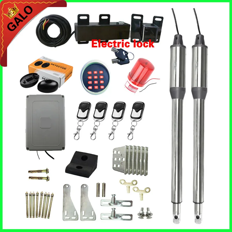 300kg per leaf stainless steel Swing Gate Opener kit with Electric Lock for Farm or Home's Swing Gates
300kg per leaf stainless steel Swing Gate Opener kit with Electric Lock for Farm or Home's Swing Gates